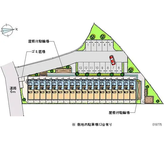 ★手数料０円★羽曳野市樫山　月極駐車場（LP）